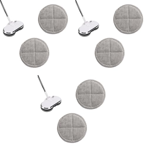 Verilux® 6PCS Replacement Mop Pads for AGARO Floor Scrubber 16cm 6.3 inches Water Absorbent Scrubbing Cleaning Universal Verilux® 6PCS Replacement Mop Pads for AGARO Floor Scrubber 16cm 6.3 inches Water Absorbent Scrubbing Cleaning Universal